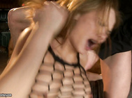 The heat goes even higher when she offer her ass for some anal games and it turns burning hot when she starts to enjoy two rock hard cocks exploring her asshole.