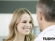 Cute Innocent Model Jillian Janson Fucked in the Butt!