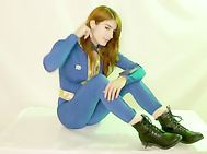 Redhead In Vault Dress