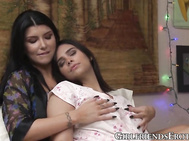 Tempting 18yo Violet Starr led off into tribadism lovemaking