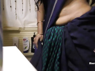 South Indianna Maid Cleans and Showers hidden camera