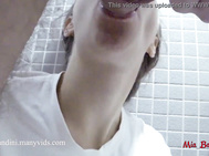 fitness teenager gets butt to mouth in public toilet