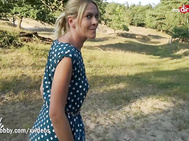 MyDirtyHobby - German MILF blows twice and creampied outdoors