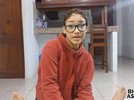 Stepsister impartial turned 18 and asks for her first porn film stepsister sex addict Asshole tiny beauty with creamy pussy