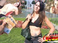 GERMAN SCOUT - PUBLIC ANUS SEX FOR CASH WITH TINY GIRL MINA